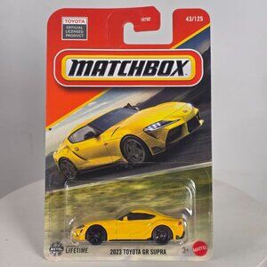 2023 Toyota GR Supra Matchbox Die-Cast Car